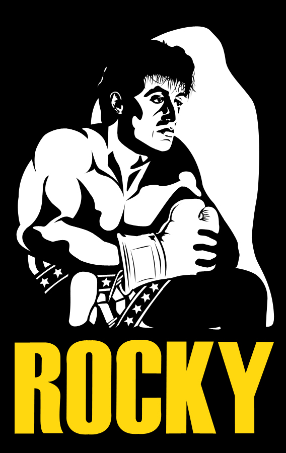 Dessin de Rocky Balboa